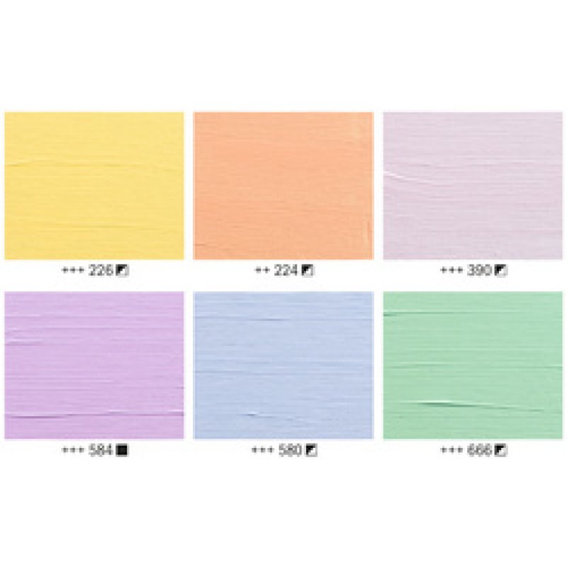 ROYAL TALENS Acrylique Art Creation Pastel Set, 6 x 12 ml