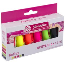 ROYAL TALENS Acrylique ArtCreation set Reflex, 6 x 12 ml