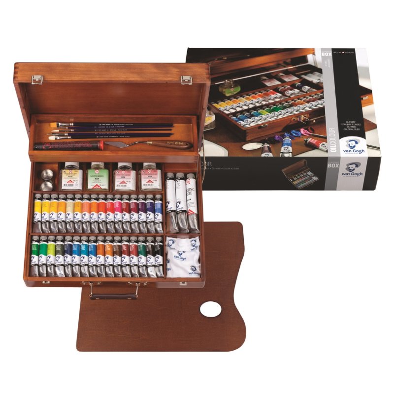 Van Gogh 02843425 oil paint 20 ml Tube Black, Blue, Green, Red, Rose, Umbra, White, Yellow