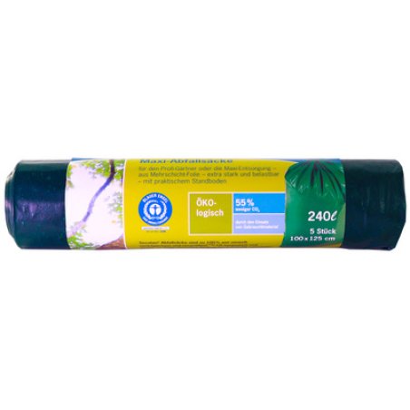 Secolan Sac poubelle Maxi, 240 litres, vert