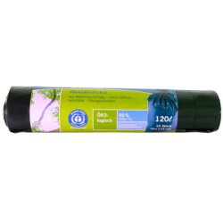 Secolan Sac poubelle, extra grand, noir, 200 litres