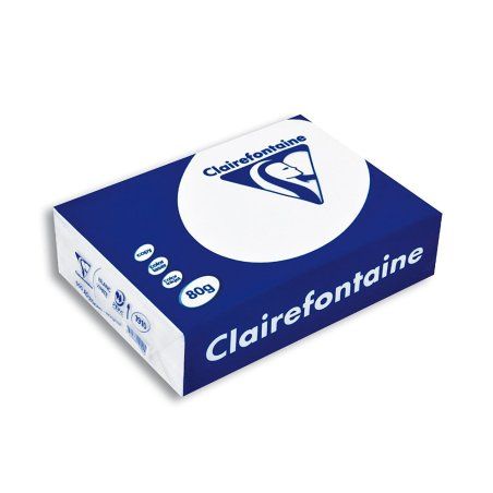 Clairefontaine 1910C papier jet d'encre A5 (148x210 mm) 500 feuilles Blanc