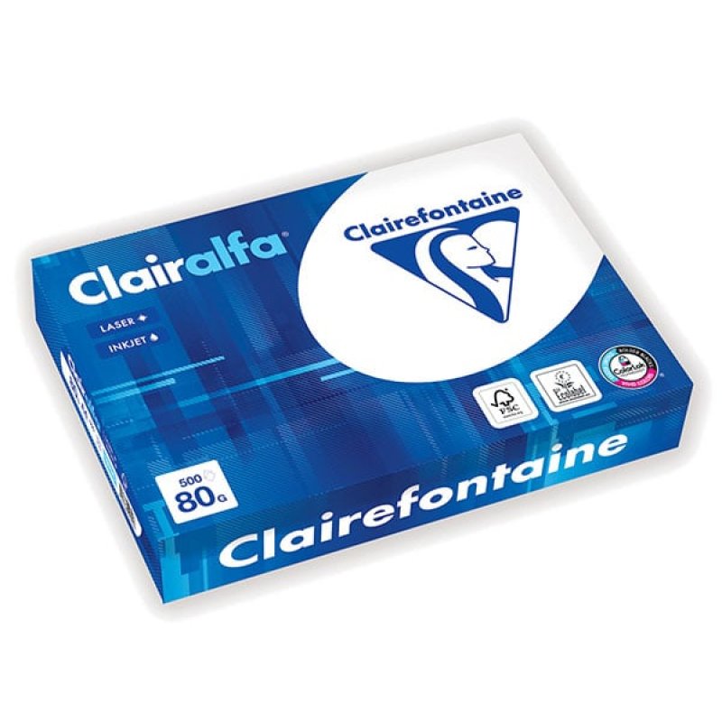 Clairefontaine Clairalfa papier jet d'encre A4 (210x297 mm) 500 feuilles Blanc