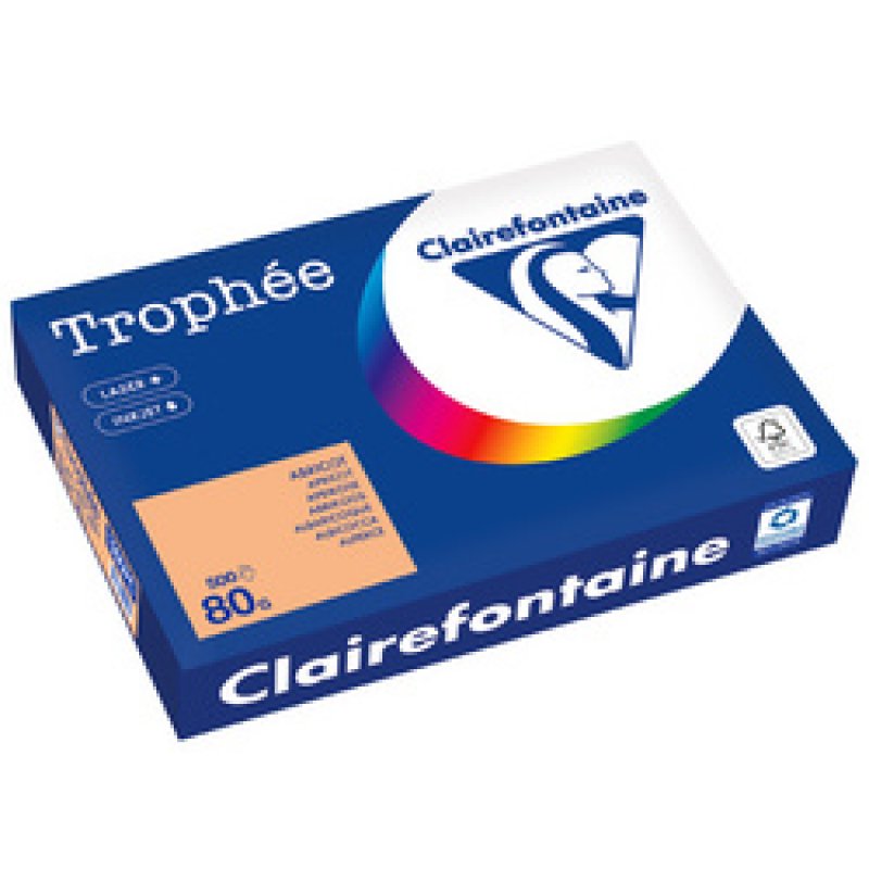 Clairefontaine Papier universel Trophée, A4, rouge cardinal