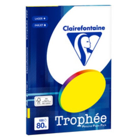 Clairefontaine Papier universel Trophée, A4, couleurs