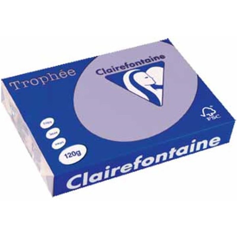 Clairefontaine 1211C papier jet d'encre A4 (210x297 mm) Mat 250 feuilles Violet