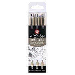 Sakura Pigma Micron fineliner Fine Black 3 pc(s)