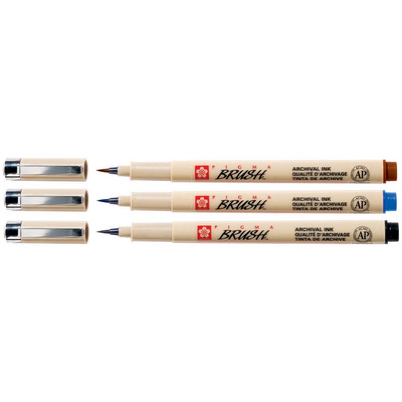 SAKURA Feutre pinceau PIGMA BRUSH, noir