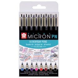 SAKURA Feutre fineliner Pigma Micron PN, kit de 8