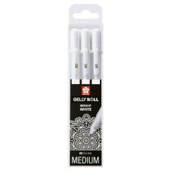 Sakura Gelly Roll Stylos à encre gel avec bouchon Multi Blanc 3 pièce(s)