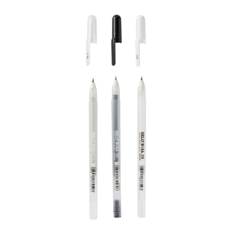 Sakura Gelly Roll Capped gel pen Black, White 3 pc(s)