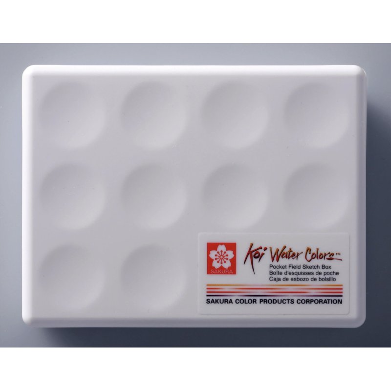 SAKURA Peinture aquarelle Koi Water Colors Sketch Box 12