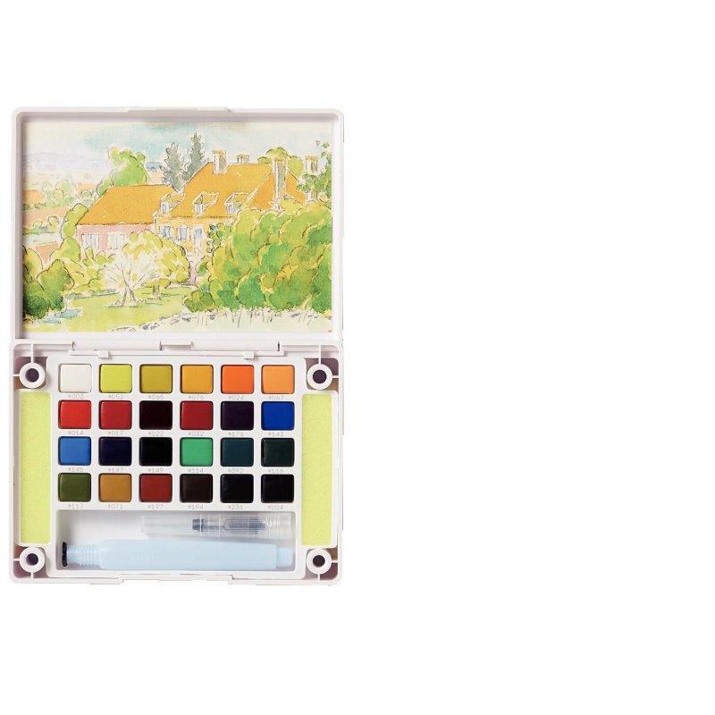 SAKURA Peinture aquarelle Koi Water Colors Sketch Box 24
