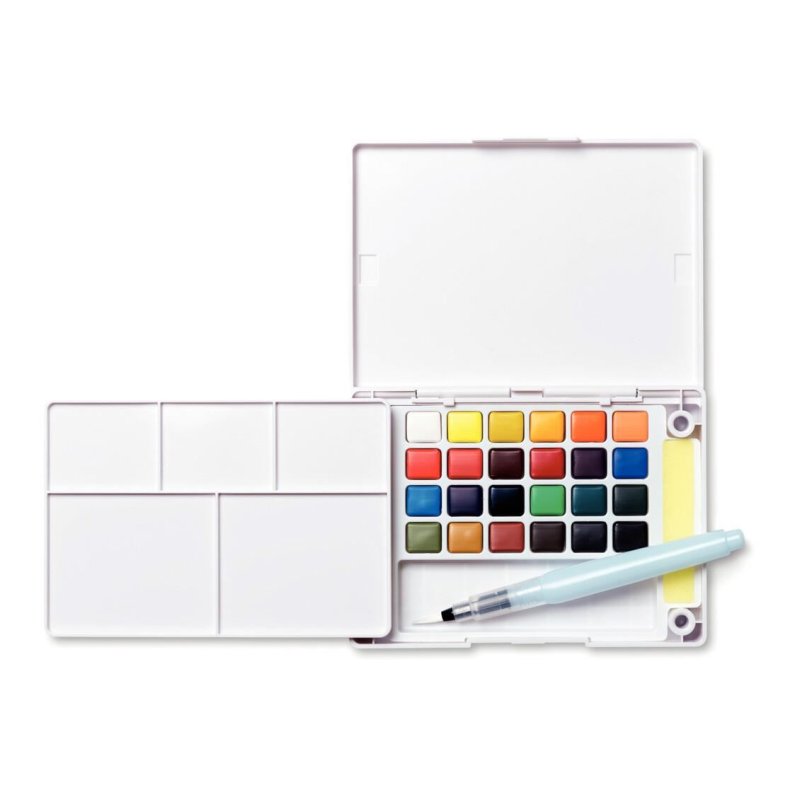 SAKURA Peinture aquarelle Koi Water Colors Sketch Box 24