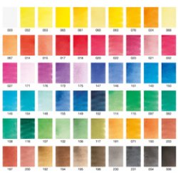 SAKURA Peinture aquarelle Koi Water Colors Studio, set 60