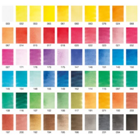 SAKURA Peinture aquarelle Koi Water Colors Studio, set 60