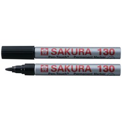 SAKURA Marqueur permanent Pen-touch 130, 1,2 mm, bleu