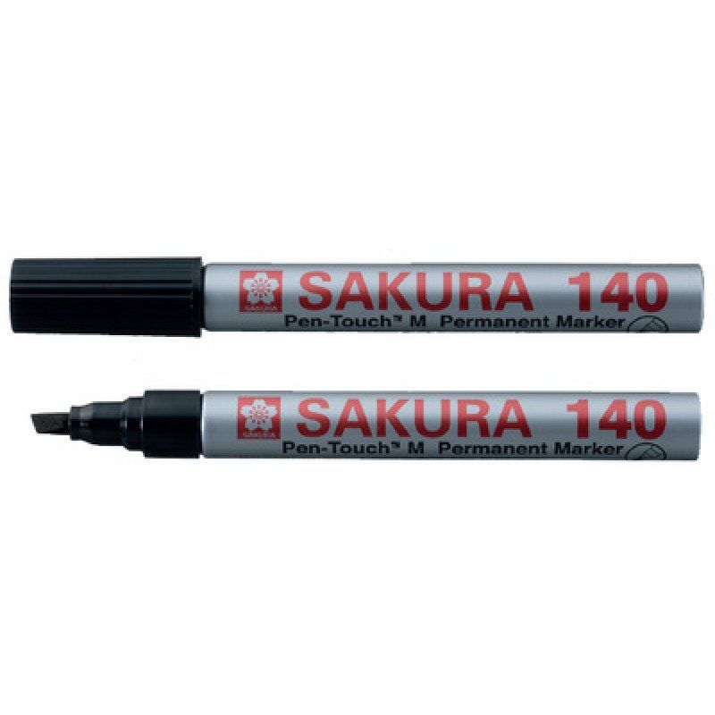SAKURA Marqueur permanent Pen-touch 140, 4 mm, rouge
