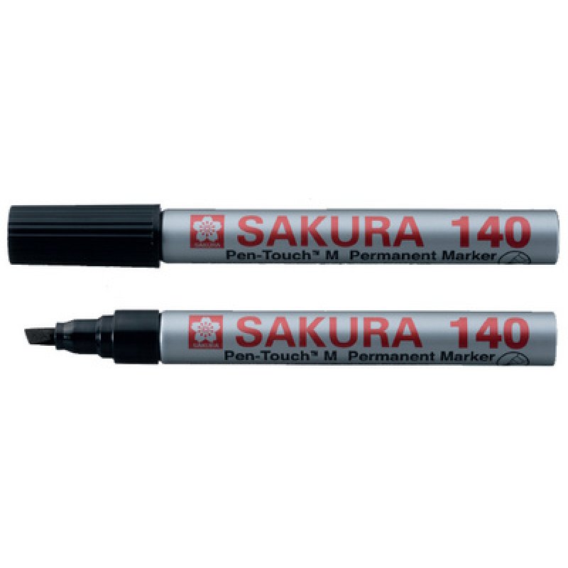 SAKURA Marqueur permanent Pen-touch 140, 4 mm, noir