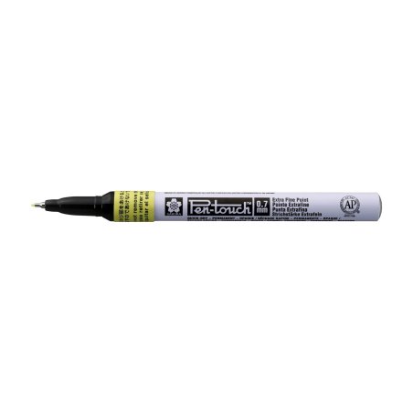 SAKURA Marqueur permanent Pen-touch Extra Fin, jaune fluo