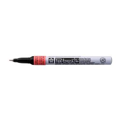 SAKURA Marqueur permanent Pen-touch Extra Fin, rouge fluo