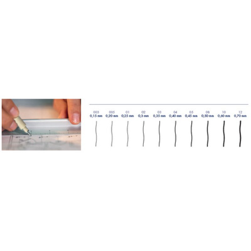 SAKURA Feutre fineliner PIGMA MICRON 003, noir