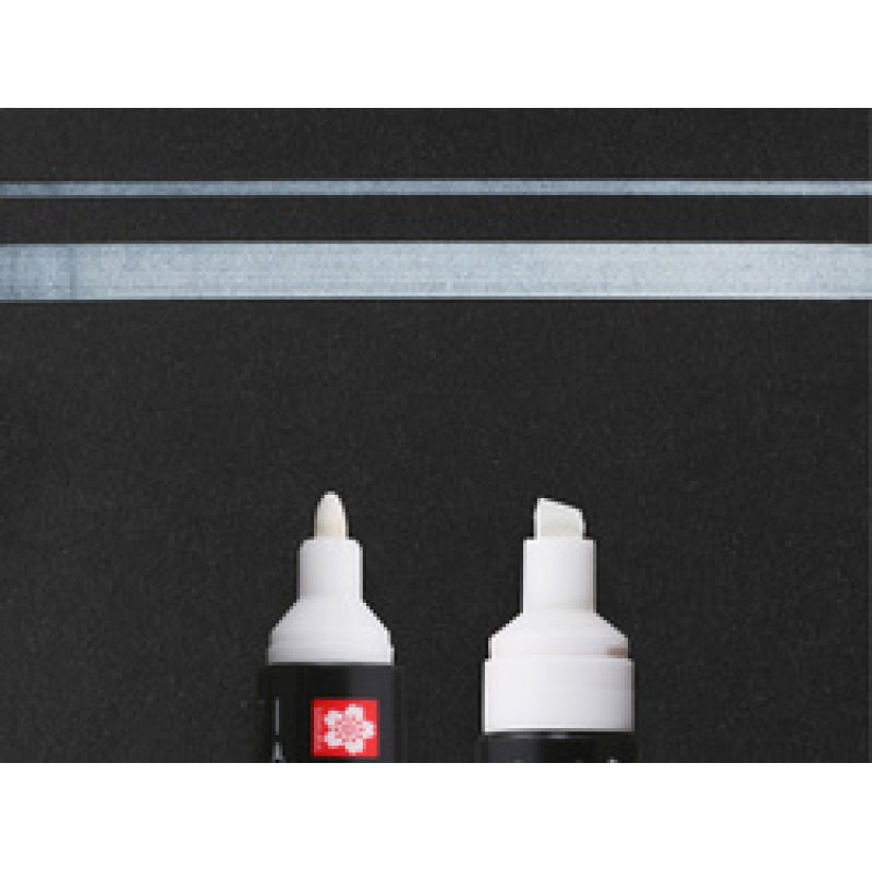 SAKURA Marqueur permanent Permapaque, double pointe, noir