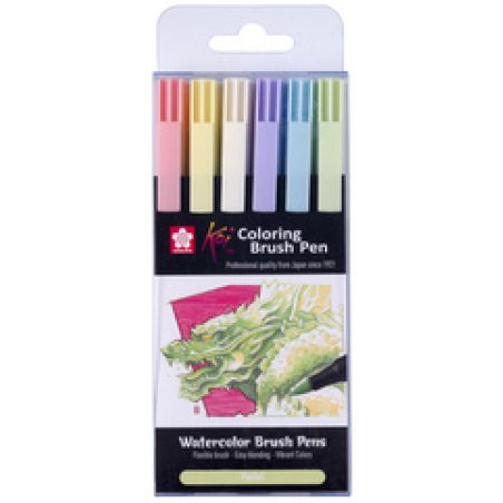 SAKURA Feutre pinceau Koi Colouring Brush Pen "Pastel"
