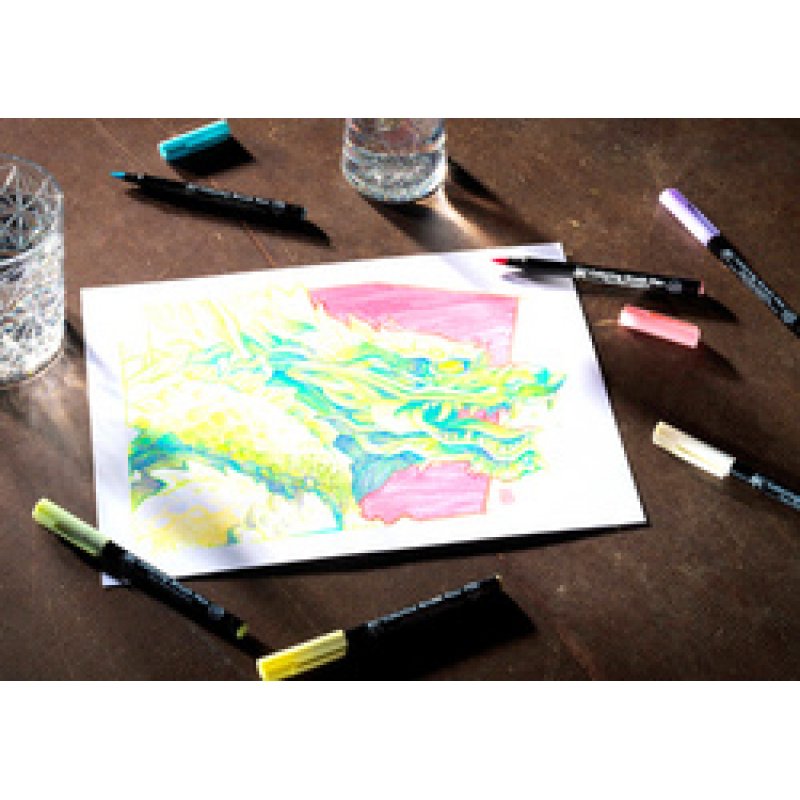 SAKURA Feutre pinceau Koi Colouring Brush Pen "Pastel"