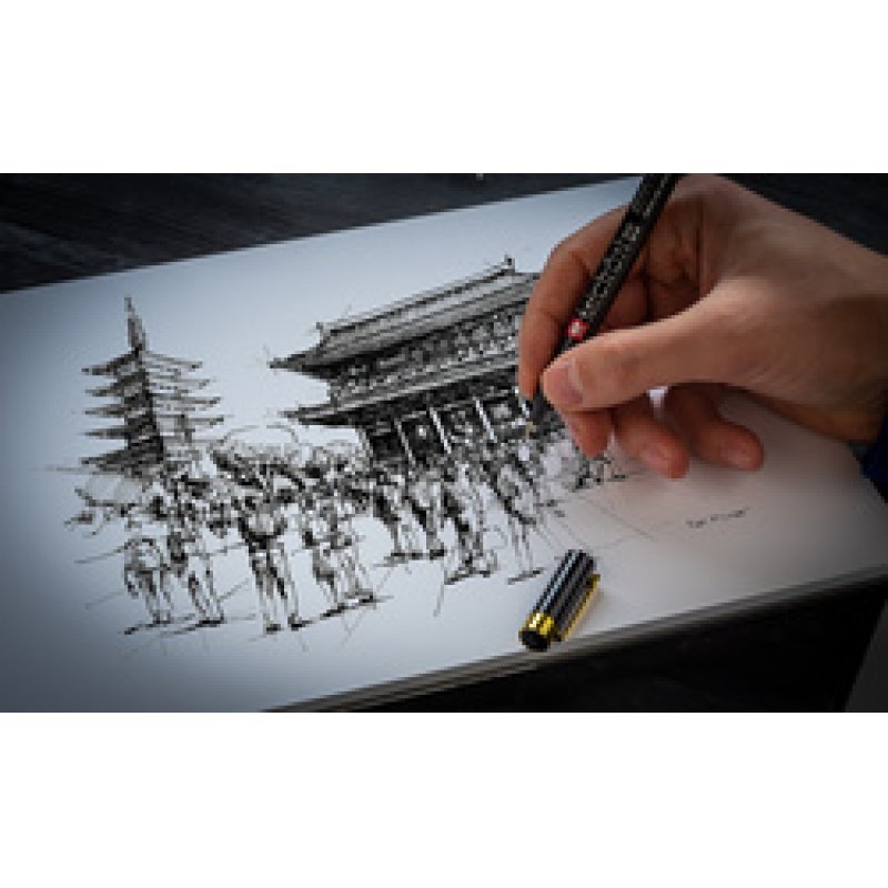 SAKURA Feutre fin Pigma Micron, set de 6 étui GRATUIT