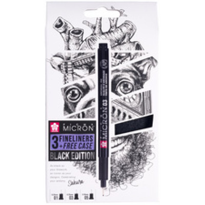 SAKURA Feutre fin Pigma Micron, set de 6 étui GRATUIT