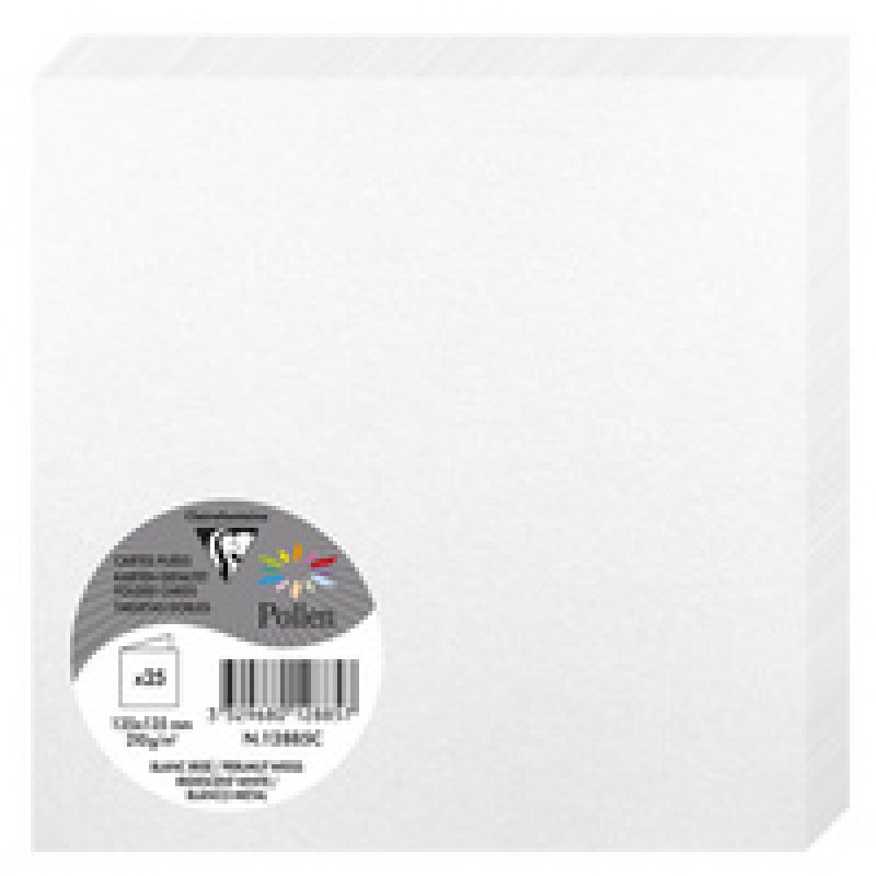 Pollen by Clairefontaine Carte double 135 mm, bleu turquoise