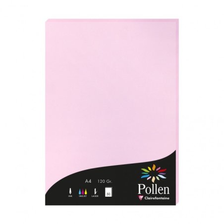 Clairefontaine 24301C enveloppe A4 (210 x 297 mm) Rose 50 pièce(s)
