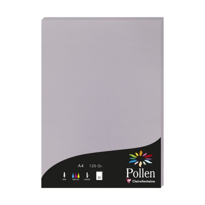 Clairefontaine 24301C enveloppe A4 (210 x 297 mm) Gris 50 pièce(s)
