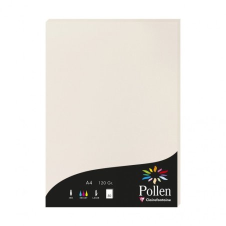 Clairefontaine 24301C enveloppe A4 (210 x 297 mm) Gris, Perle 50 pièce(s)