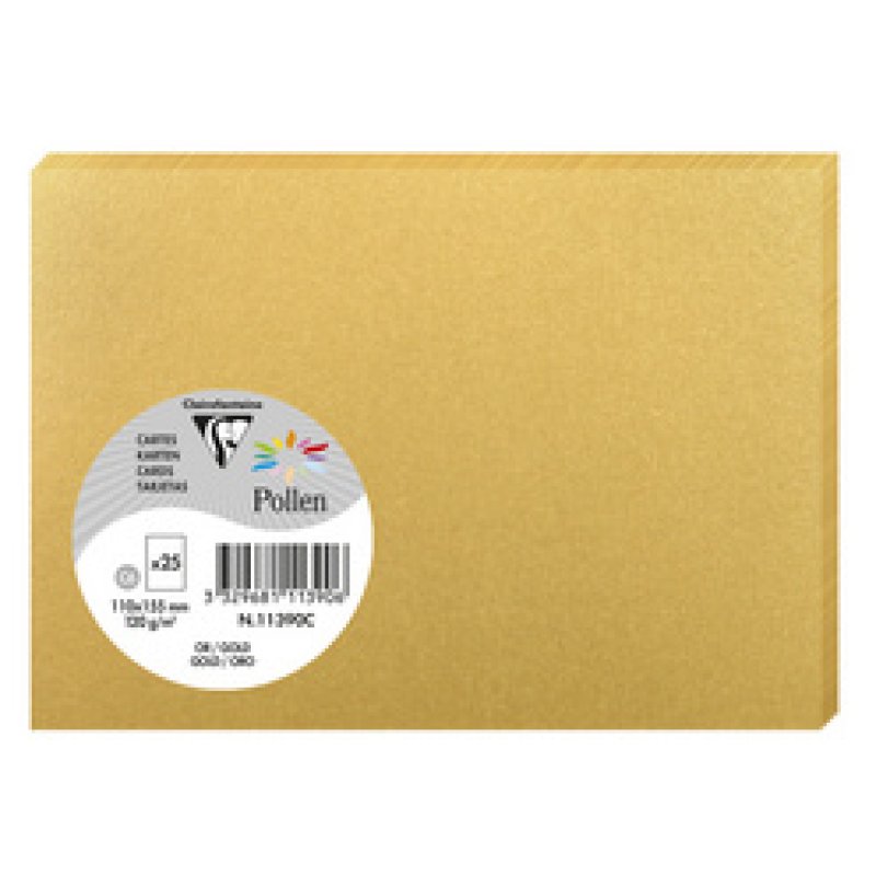 Pollen by Clairefontaine Carte C6, blanc irisé