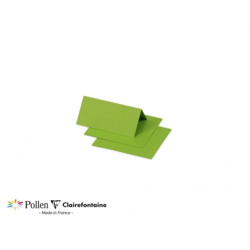 Pollen by Clairefontaine Marque-place 85 x 80 mm, menthe