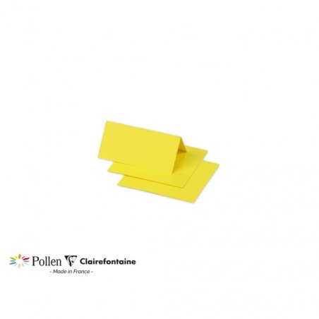 Pollen by Clairefontaine Marque-place 85 x 80mm,jaune soleil