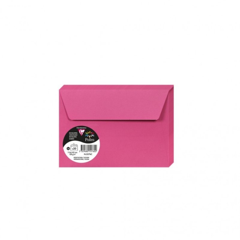 Clairefontaine 5576C envelope C6 (114 x 162 mm) Fuchsia 20 pc(s)