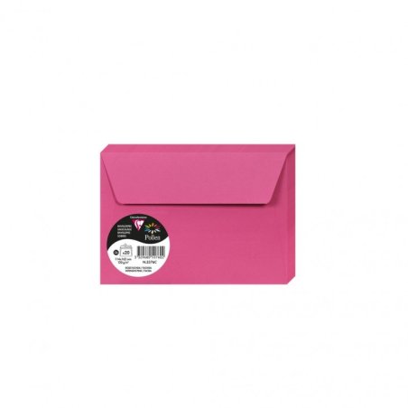 Pollen by Clairefontaine Enveloppes C6, rose fuchsia