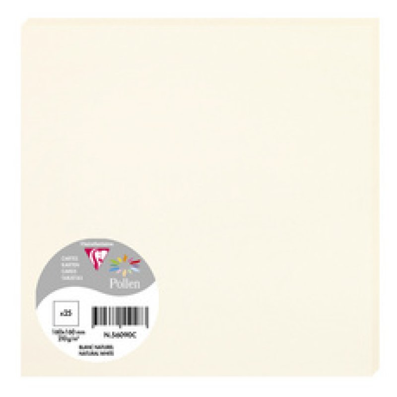 Pollen by Clairefontaine Carte 160 x 160 mm, blanc