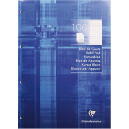 Clairefontaine Bloc de cours, A4, ligné, 200 pages