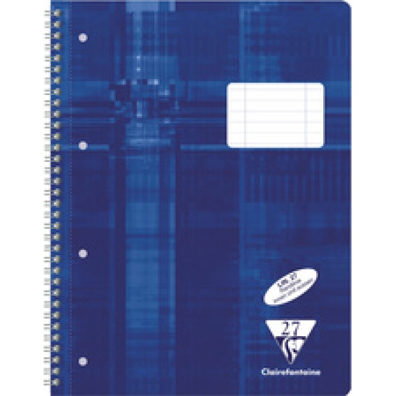 Clairefontaine Cahier spiralé, A4, quadrillé avec marge