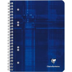 Clairefontaine Cahier spiralé, A5, ligné 8 mm, 160 pages