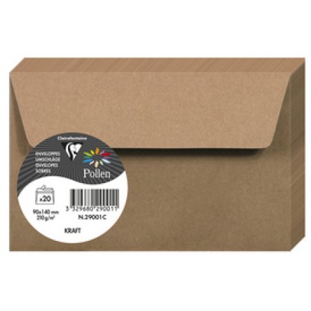 Pollen by Clairefontaine Enveloppe kraft, 90 x 140 mm