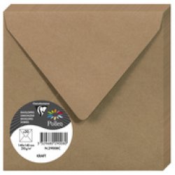Pollen by Clairefontaine Enveloppe kraft, 165 x 165 mm