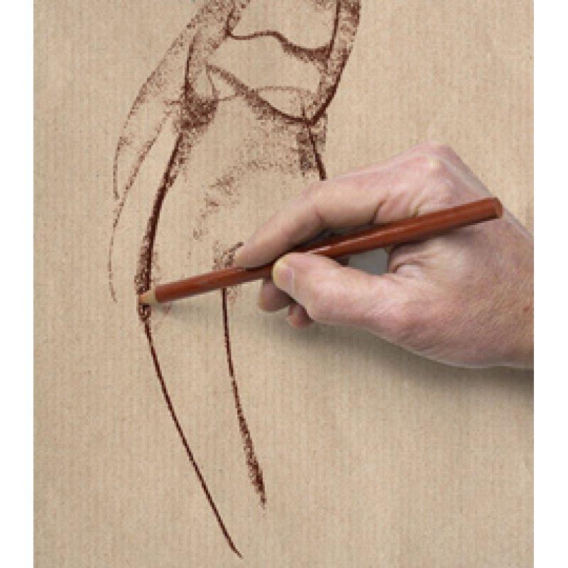 Clairefontaine Bloc papier dessin "KRAFT", A5, 120 g/m2