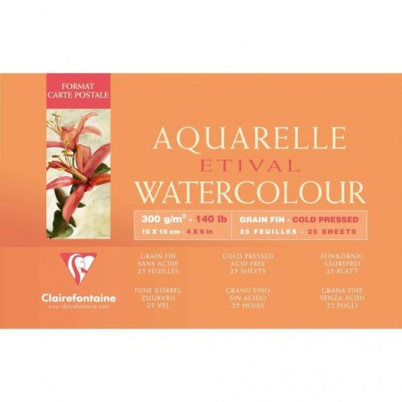 Clairefontaine 96468C art paper 25 sheets