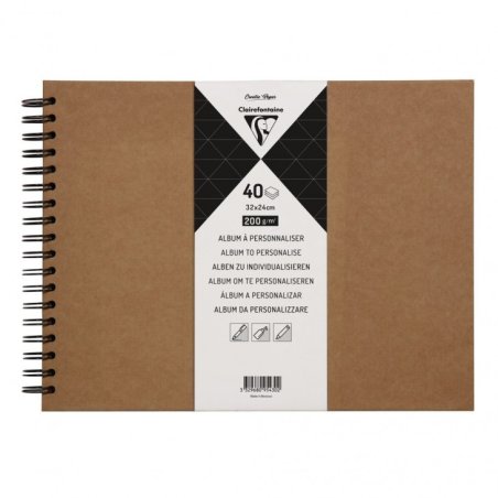 Clairefontaine 95430C bloc-notes 40 feuilles Marron