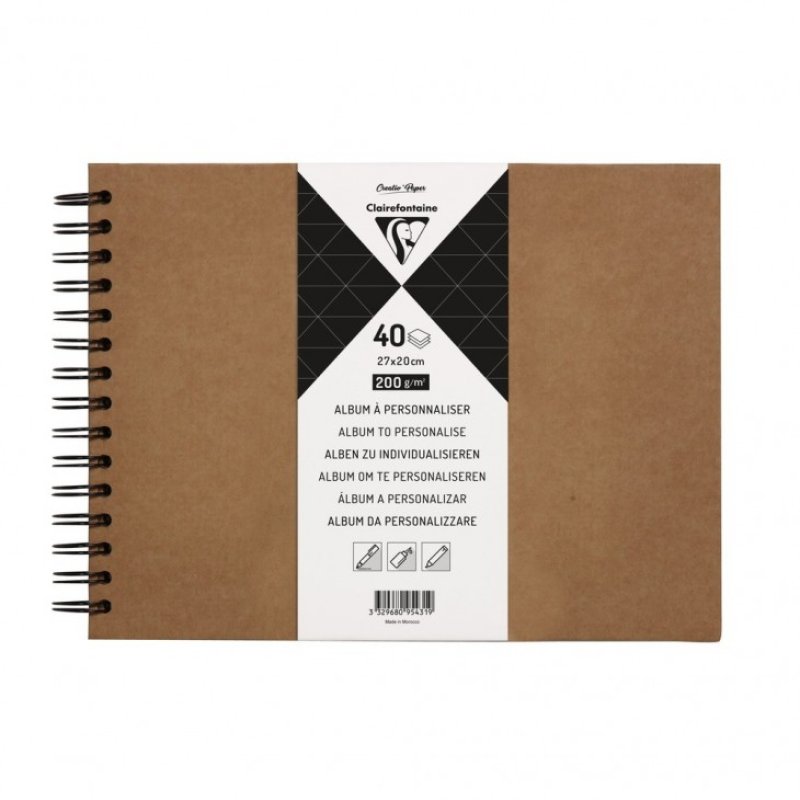 Pollen by Clairefontaine Carnet kraft 270 x 200 mm